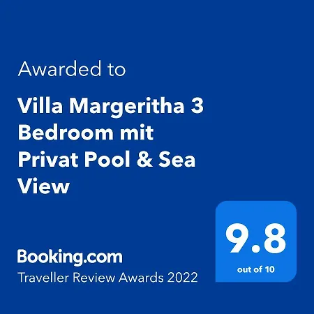 דירה Villa Margeritha Floral Hills Club 3 Bedroom Mit Privat Pool & Sea View אהלוי